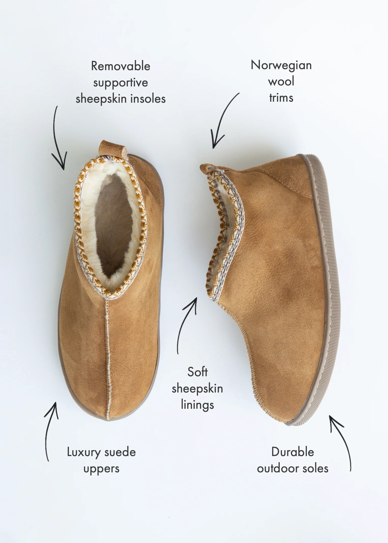 Agnes Sheepskin Boots - Chestnut - Image 3